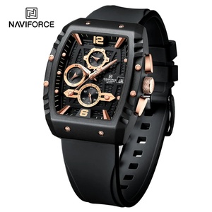Montre pour homme NAVIFORCE 8025 originale, sport, date, montre-bracelet, marque haut de gamme, chronographe en silicone, quartz, cadeau pour homme - Product Image 6