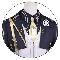 Cosplay Wuthering Waves : Personnage masculin Rover, nouvelle tenue 'Spark of Eternity', uniforme scolaire, personnage d'anime