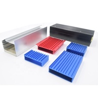 Boîtier de PCB en aluminium extrudé personnalisé de toutes tailles, boîtier métallique de haute qualité pour l'alimentation, les Batteries et les équipements