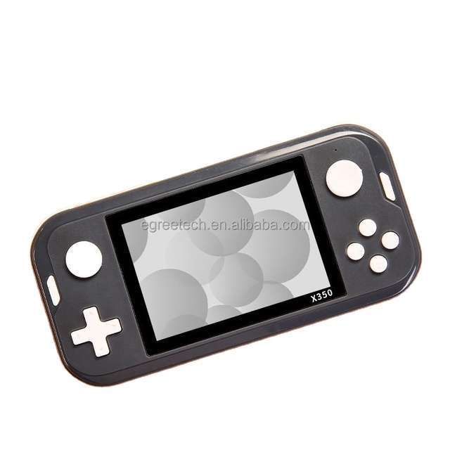 X350 Portable Classic Handheld Game Console Dual Joystick Built-in 8600 Games 3.5 Inch IPS HD Screen Retro Game Player