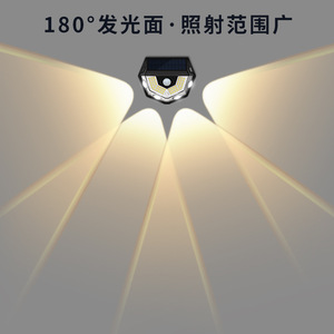 Lámpara Solar de Pared para Exteriores, Iluminación Decorativa para Patio, Sensor Infrarrojo de Inducción del Cuerpo Humano, Ángulo de Haz de 20 Grados - Product Image 5