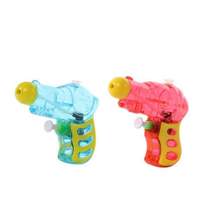All'aperto per l'estate RunningMan divertente colorato leggero in plastica pistola ad acqua per bambini giocattolo da spiaggia trasparente sparatutto - Product Image 1