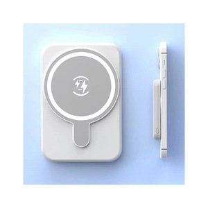 Portable 8000mah 10000mAh 20000mAh Fast Charge Mini Magnetic Wireless Power Bank Container for Phone Dying Device Christmas Gift