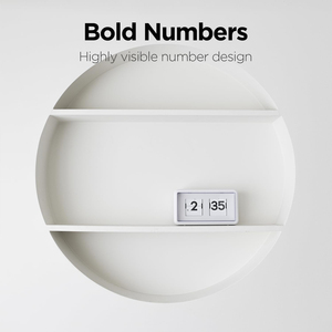Horloge de table à calendrier automatique à pages tournantes au design moderne pour bureau, école et maison - Vente en gros - Product Image 2