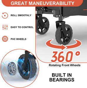 200 लीटर की टॉप बिक्री आउटडोर हाइकिंग स्टील पाइप आंसू प्रतिरोध मल्टी-इलाके टायर का ट्रेलर - Product Image 4