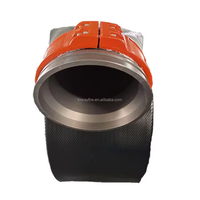 Tuyau plat en TPU avec raccord équivalent Vicatique en acier inoxydable, tuyau de drainage fileté, tuyau ondulé pour irrigation agricole, découpe de tuyaux