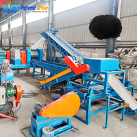 Ligne de production de recyclage de pneus grande capacité XKP-560, machine de recyclage de caoutchouc de pneus usagés pour ligne de recyclage de pneus