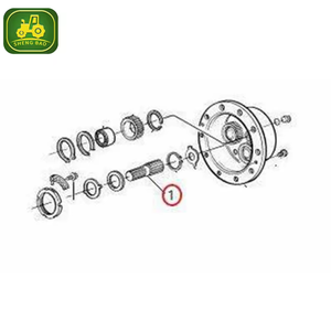 Precio de fábrica de alta calidad CQ27302 CQ29405 Ejes para piezas de tractor John Deere 9779263 84996804 - Product Image 6