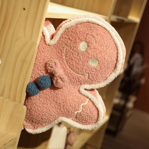 Lindo árbol de Navidad muñeco de nieve hombre de jengibre almohada sala de estar sofá cojín muñeca día de Navidad corona decoración regalo de los niños - Product Image 1