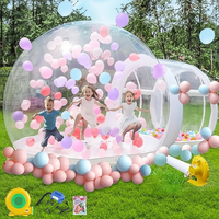 Tente à bulles gonflable pour fête de bébé en plein air avec pompe à air électrique, matériau PVC de haute qualité, à vendre