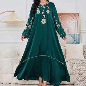 Abaya Caftan Galabeya donne egittane ricamato Jilbab <span class=keywords><strong>abiti</strong></span> da Jelbab musulmani arabici <span class=keywords><strong>abiti</strong></span> Khaleeji Jalabiya per islamiche - Product Image 1