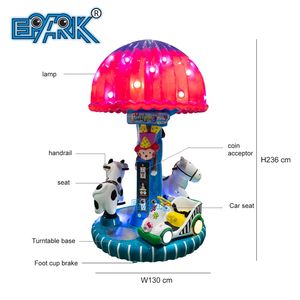 <span class=keywords><strong>Carrusel</strong></span> de Caballitos de Juguete para Niños, Máquina Operada con Monedas para Tiendas de Juguetes - Product Image 5