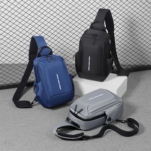 फ़ैक्टरी फैशन आउटडोर खेल छाती बैग एकल कंधे वाले वाटरप्रूफ क्रॉस बॉडी पुरुषों के लिए महिला बड़े आकार के जिपर बंद - Product Image 4