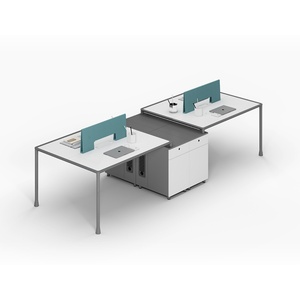 Modern Office Furniture China 2 4 People Office <b>Desk</b> Workstation Office Partitions <b>Table</b> Workstation - Product Image 5