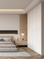Armoire de chambre et de salon moderne, modulaire, de luxe, durable, écologique, grande capacité, avec éclairage LED