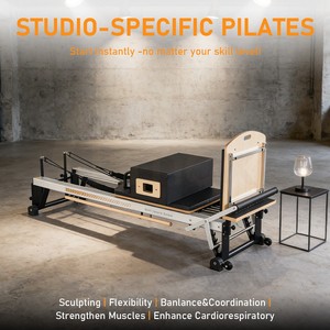Barra de Engranajes Deslizante Ajustable Estilo Revo de Ochi Factory, Reformer de Pilates de Aluminio Resistente para Spa y Retiro - Product Image 3