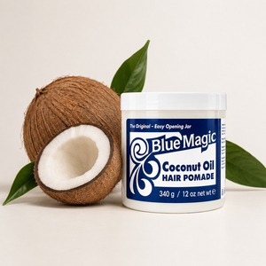 Pommade capillaire à l'huile de coco Blue Magic 12oz, cire capillaire hydratante naturelle pour cheveux secs et cassants, soin profond du cuir chevelu - Product Image 5