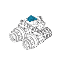 Lensa Achromatik Inframerah Gaya OEM PVS31 Lapisan Anti-Reflektif Struktur Plano-Konveks Model BNVD1431MK2 BNVD Merek ARGUS