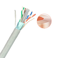 Câble Ethernet CAT6 FTP de marque KICO 305m 1000FT Câble LAN intérieur/extérieur Cuivre sans oxygène CCA Câbles de communication réseau