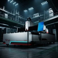 Machine de découpe laser à fibre CNC Raycus 3kW 6kW 3050*1530mm pour tôles / Découpeuse laser à fibre CNC TSP pour acier au carbone