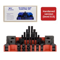 Kit de serrage en acier trempé Dongbo 58 pièces, accessoires pour centre d'usinage CNC, outil de fraisage, industrie agricole, origine Chine