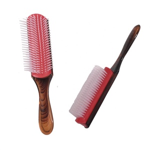 Heiß begehrter, abnehmbarer Ionen-Luftkissen-Paddle-Kamm mit 9 Reihen und breiten Zähnen für die Dusche – individueller <span class=keywords><strong>Denman</strong></span> Haarkamm & Bürste - Product Image 3