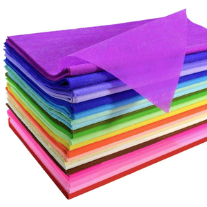17gsm Factory Direct Whosale <b>Colored</b> <b>Paper</b> Customizable Packaging Wrapping <b>Paper</b> for Clothes Shoes Gifts Flower <b>Tissue</b> <b>Paper</b> - Product Image 1