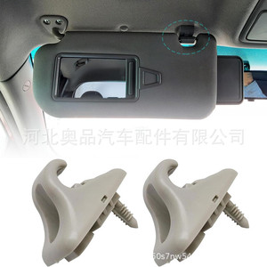 Hyundai Kia Sun Visor Mounting <b>Bracket</b> 852353X000TX <b>Plastic</b> Nylon POMPP Roof Installation Screw Type - Product Image 2
