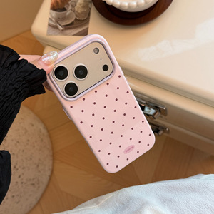 Funda de Teléfono con Diseño Coreano de Puntos Brillantes, Suave, Antigolpes, con Contraste de Color para <span class=keywords><strong>iPhone</strong></span> <span class=keywords><strong>13</strong></span> <span class=keywords><strong>14</strong></span> 15 16 17 Pro - Product Image 5