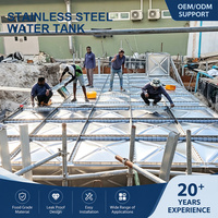 Réservoir d'eau galvanisé HDG sur mesure OEM, directement de l'usine, de 1m³ à 10000m³, pour distributeurs, entrepreneurs EPC et projets
