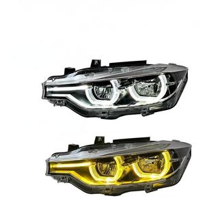 Luces LED DRL Blancas y Amarillas de 12V 6000K para Faros Delanteros de la Serie 3 F30 F35, Modelo 13-18, Estilo Modificado Tipo Cuchara, Nuevas - Product Image 1