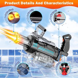 Potenti Pistole ad Acqua Automatiche, Giocattoli Estivi per Spiaggia, Piscina e Giardino, Pistola Elettrica ad Acqua per Adulti e Bambini - Product Image 3