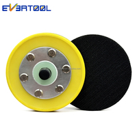 EVERTOOL 75mm 5/16 UNF PSA Schleifunterlage, 3-Zoll Luftschleifer-Schleifpad mit Geringer Vibration und Perfekter Balance