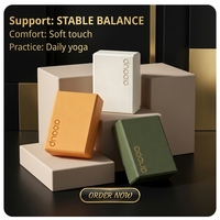 Bloc de yoga antidérapant en EVA haute densité, imperméable et résistant à la transpiration, 3*6*9 pouces, 300g, origine Guizhou, pour la danse et l'étirement (vente en gros)