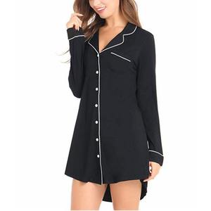 <span class=keywords><strong>Camicie</strong></span> <span class=keywords><strong>da</strong></span> <span class=keywords><strong>Notte</strong></span> Personalizzate per Donne, Manica Corta/Lunga, <span class=keywords><strong>con</strong></span> <span class=keywords><strong>Bottoni</strong></span>, Pigiami Premaman, Abiti per Allattamento, Abbigliamento <span class=keywords><strong>da</strong></span> <span class=keywords><strong>Notte</strong></span> - Product Image 3