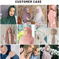 Lenço de bolha xale dubai 180cm, venda quente de véu de chiffon para mulheres e hijab