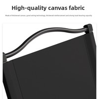 Chaise pliante portable SYNC F25 Kermit en hêtre pour extérieur, pêche, camping, loisirs, plage, style lune