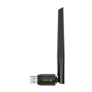 Adaptador USB WiFi de 150Mbps para PC |   Tarjeta de red inalámbrica con antena de alta ganancia de 5dBi |   Compatible con <span class=keywords><strong>Windows</strong></span> 11, 10, <span class=keywords><strong>8.1</strong></span>, 7 y XP - Product Image 1