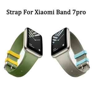 Bracelet en silicone pour <span class=keywords><strong>Xiaomi</strong></span> <span class=keywords><strong>Mi</strong></span> <span class=keywords><strong>Band</strong></span> <span class=keywords><strong>7</strong></span> Pro Bracelet de remplacement en cuir texturé pour les bracelets de montre <span class=keywords><strong>Mi</strong></span> <span class=keywords><strong>Band</strong></span> 7Pro - Product Image 2