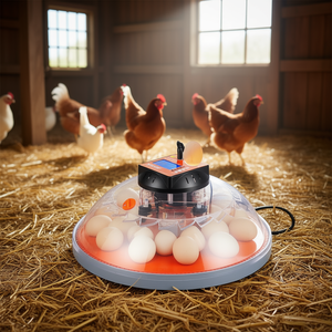 Incubateur à œufs automatique Vetor 24, retournement automatique, coque transparente en ABS, contrôle de la température et de l'humidité, pour l'éclosion de poulets, cailles et dindes - Product Image 2