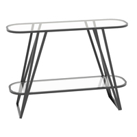 Tables console en bois et fer de luxe au design moderne Miroirs Nouveau produit design pour le salon Style élégant de l'Europe du Nord