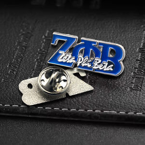 中国メーカー ギリシャ文字ピン 女子学生会 OPP ZPB DST エナメルピン 裏面カード付き - Product Image 4