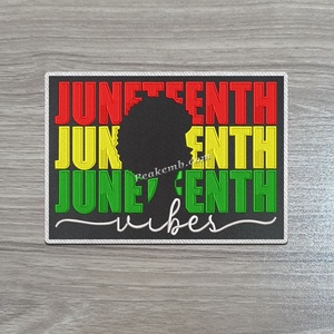 Fabrik liefert Juni <span class=keywords><strong>19Th</strong></span> Juneteenth Heat Transfer Printing Aufkleber für Shirt - Product Image 1