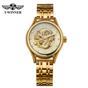 <span class=keywords><strong>Montre</strong></span>-bracelet automatique pour <span class=keywords><strong>femme</strong></span> Forsining en gros, fabriquée en Chine, analogique, personnalisée, marque Dragon, montres mécaniques de luxe pour <span class=keywords><strong>femme</strong></span> - Product Image 3