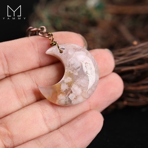 Yammy, exquisito collar con colgante de Luna misteriosa romántica de cristal de bronce a juego para amantes <span class=keywords><strong>y</strong></span> amigos como regalos - Product Image 6