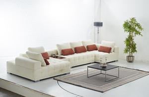 Juego de esquinas de estilo europeo Minella, muebles de sala de estar ajustables convertibles cómodos para uso doméstico en Hotel, Material de tela - Product Image 4