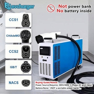 Residencial Home Use Mobile 20kw Solar <b>Powered</b> EV Charging Station <b>DC</b> Fast Charger Portable for Electric Cars - Product Image 3