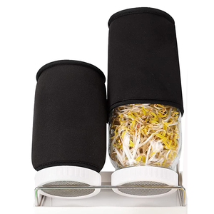 Tùy chỉnh sunshaded lưới Neoprene Hạt Giống Nảy mầm chai tay áo bao gồm chất lượng cao Chai Thủy Tinh tay áo - Product Image 3