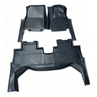 Tapis de sol de voiture en TPE 3D de luxe sur mesure pour BYD Shark 6 2024-2026 Pickup, toutes saisons, imperméables, antidérapants, épaisseur 3,5 mm