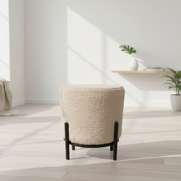 Pouf ottoman moderne de luxe avec pieds en métal, chaise de salle à manger en velours coloré pour restaurant, hôtel, café, villa
